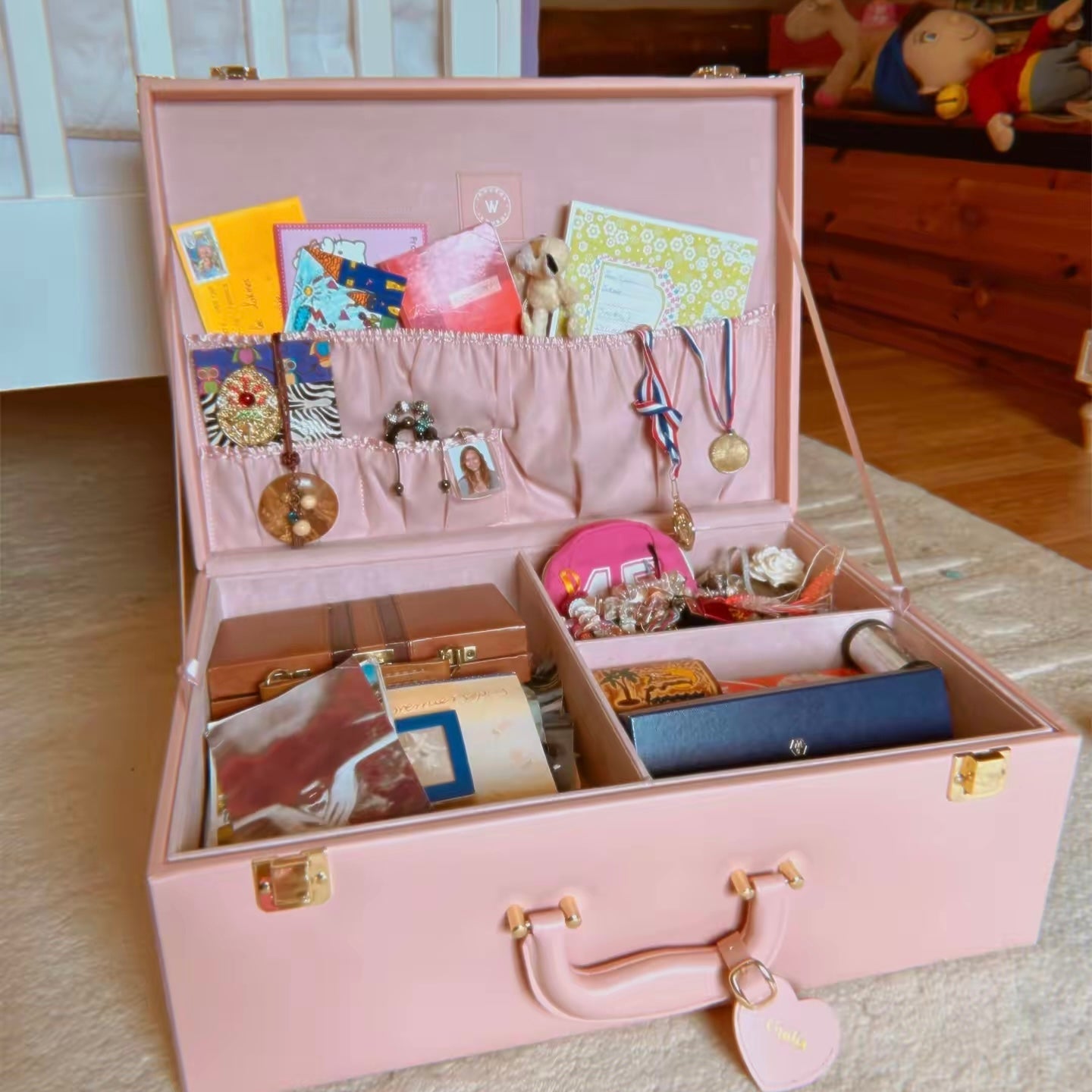 Personalized Memory Keepsafe Box Large | Forever Memory Box - Inwords