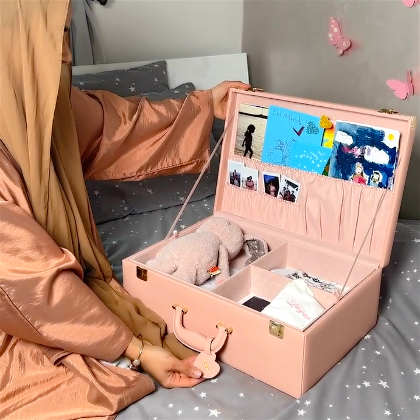 Personalized Memory Keepsafe Box Large | Forever Memory Box