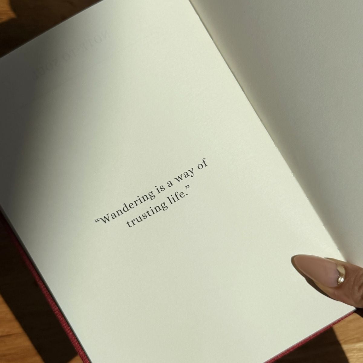 Inwords Gifting Note to Soul Notebook with soft cover and lined pages for personal reflections and creative writing.