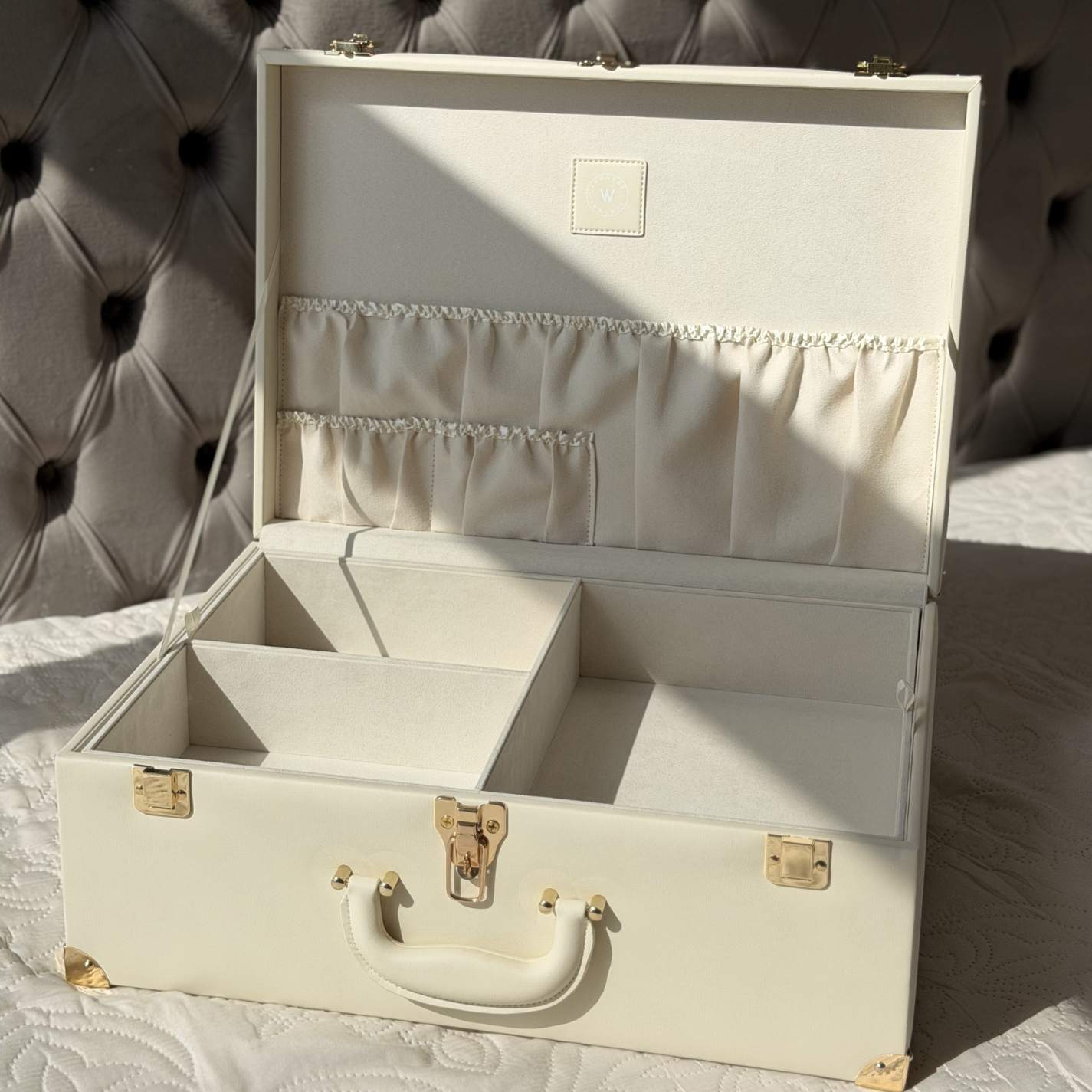 Large Memory Keepsake Box by Inwords Gifting, a wooden keepsake box for storing mementos and memories, with a smooth finish.