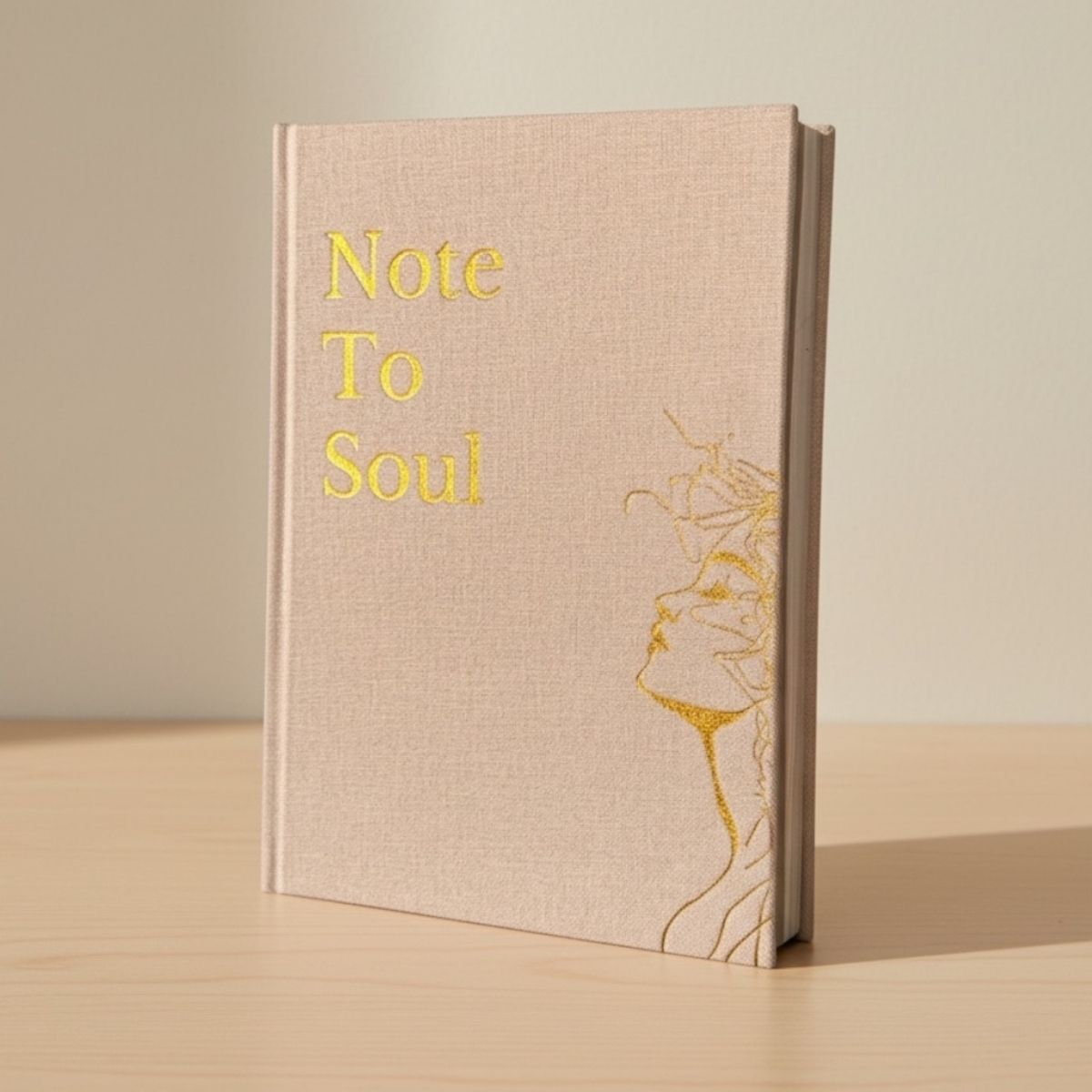Inwords Gifting Note to Soul Notebook with soft cover, blank pages for writing, ideal for personal reflections or gifting.