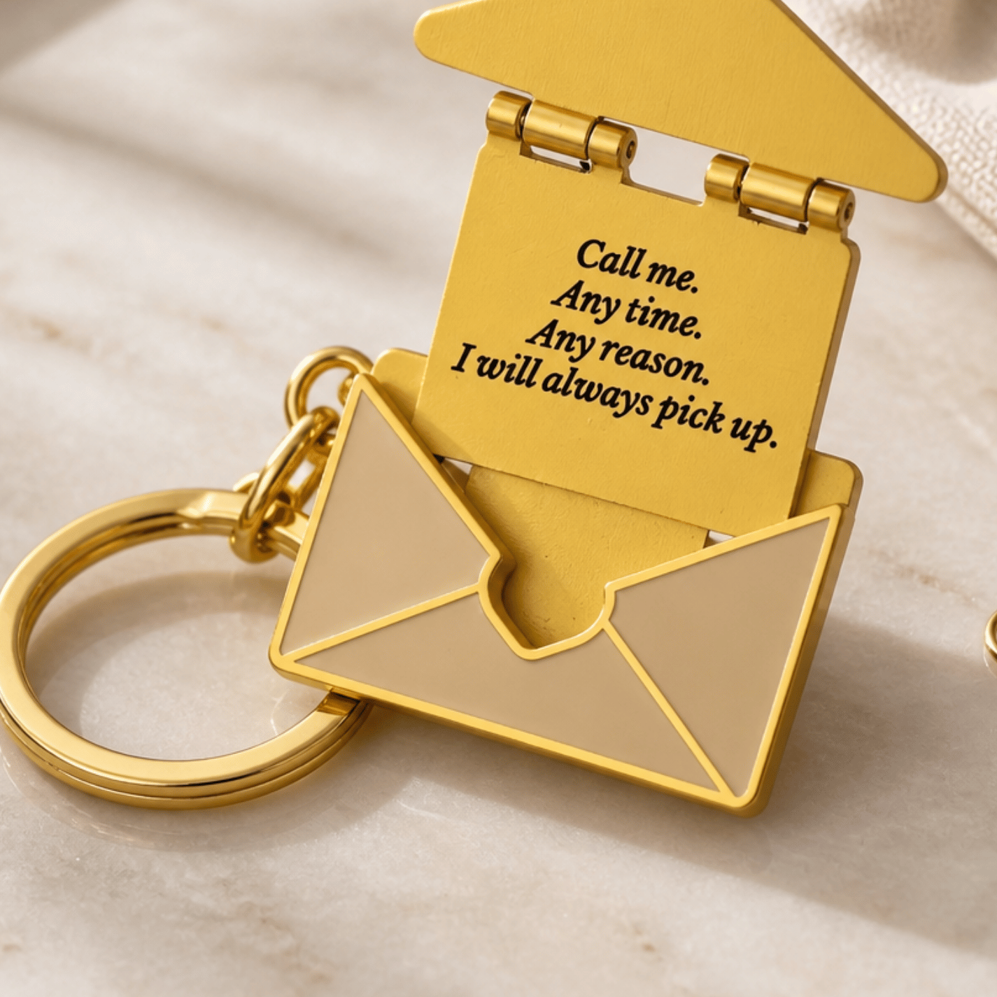 The Forever Letter Keyring