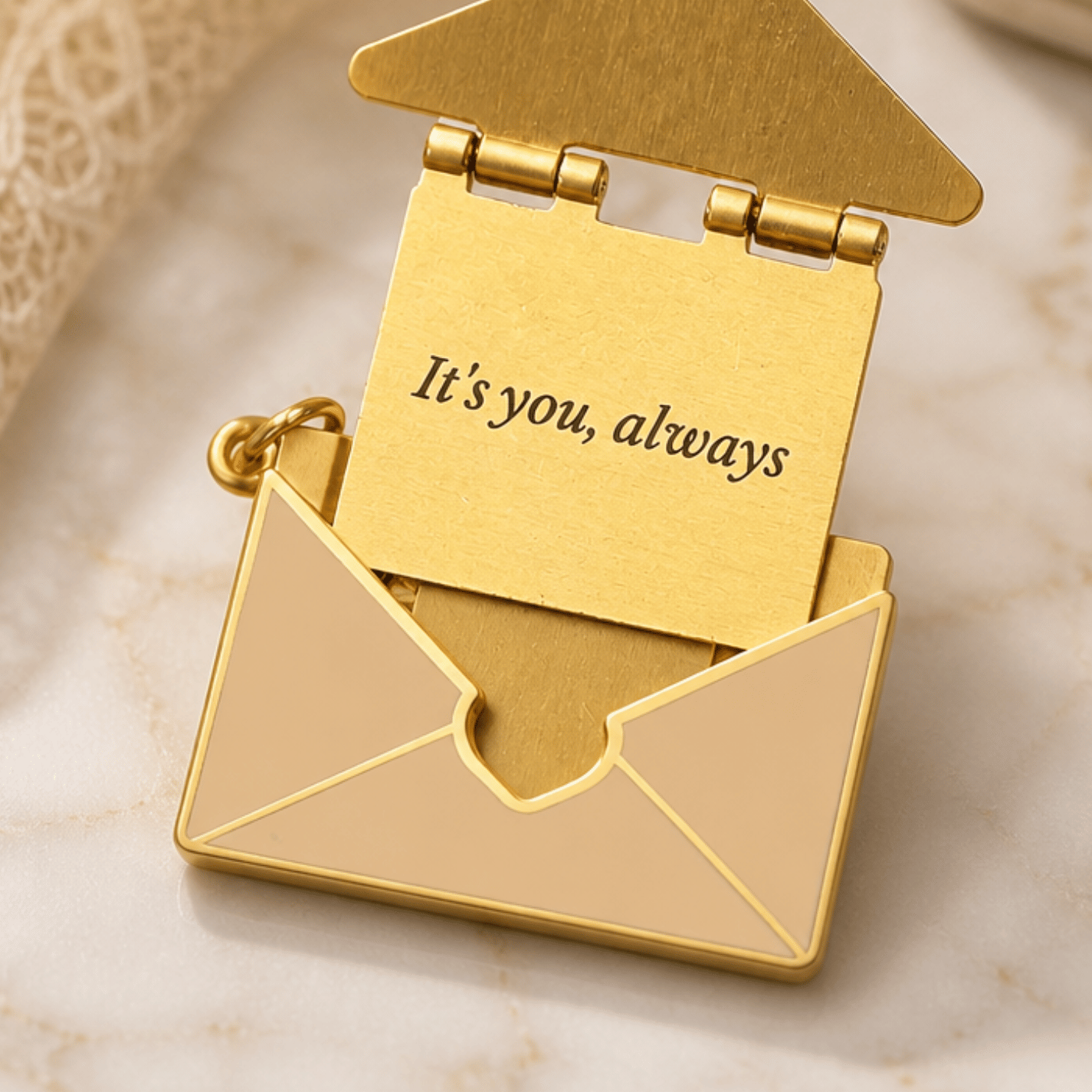 The Forever Letter Keyring
