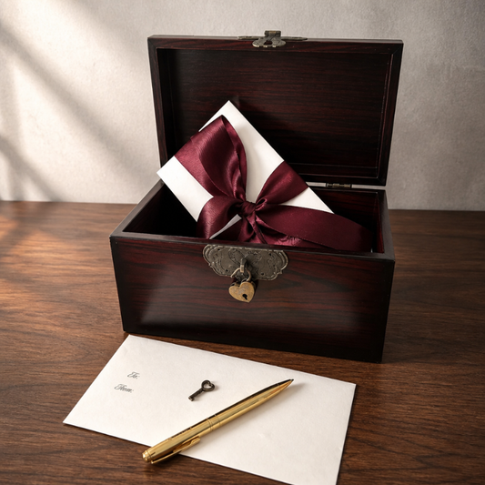 The Forever Letters Kit by Inwords Gifting features elegant letter writing supplies and decorative elements for personalized keepsakes.