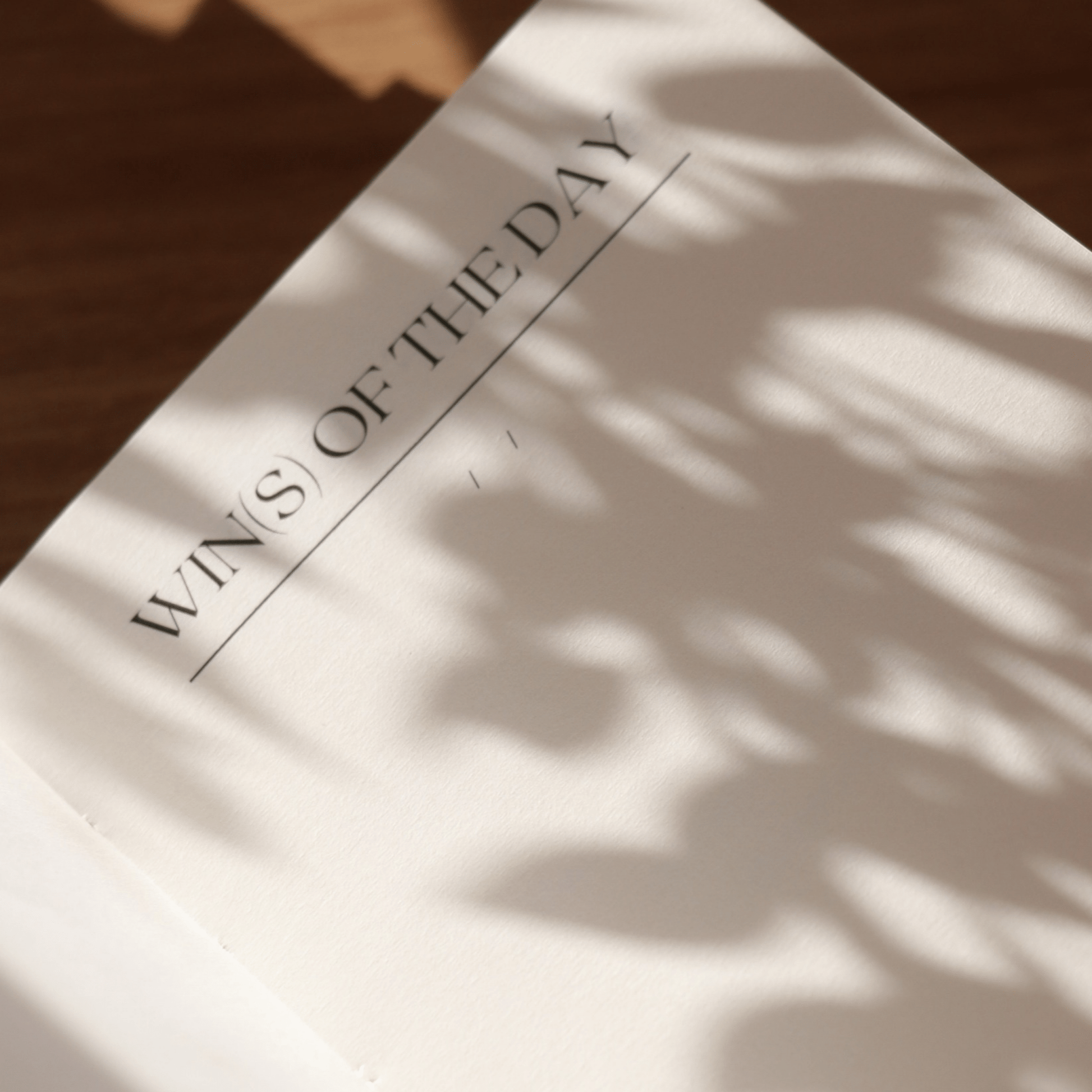 One Win at a Time Notebook | The Power of Small Wins - Inwords