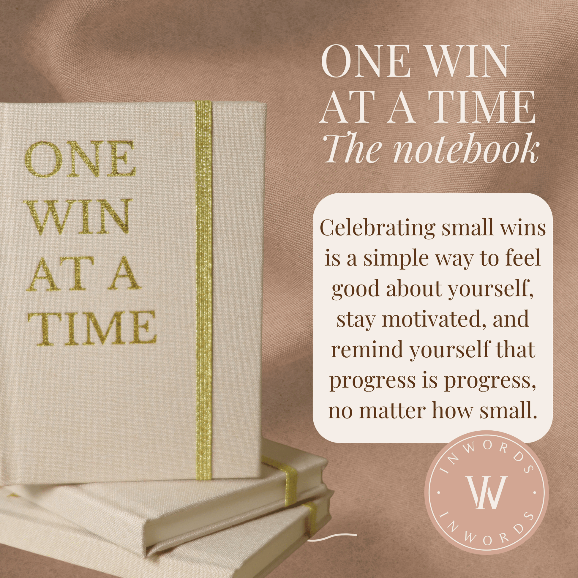One Win at a Time Notebook | The Power of Small Wins - Inwords