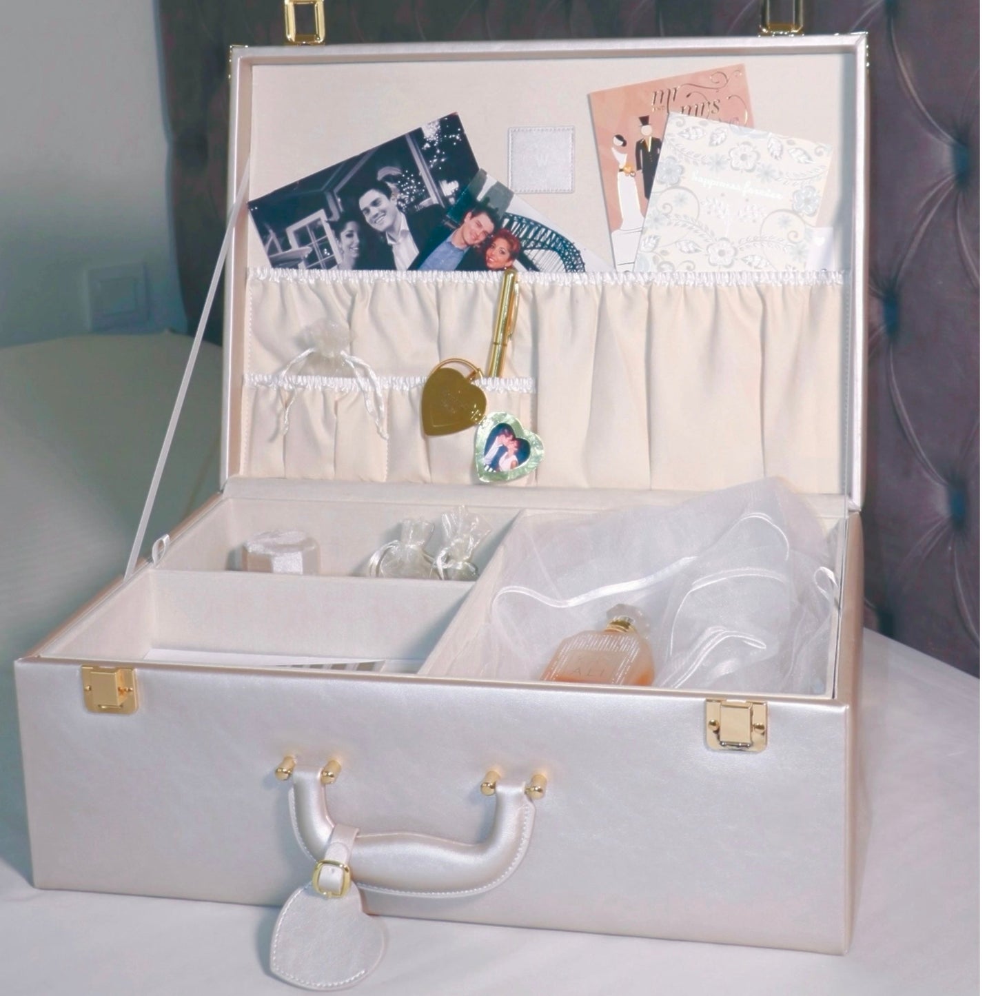 Personalized Memory Keepsafe Box Large | Forever Memory Box - Inwords