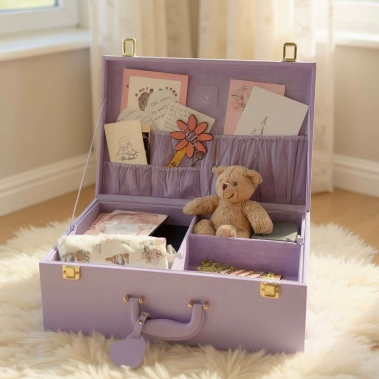 Personalized Memory Keepsafe Box Large | Forever Memory Box - Inwords