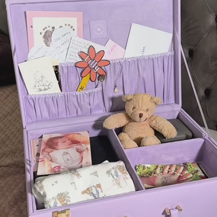 Velvet Lavender memory box 